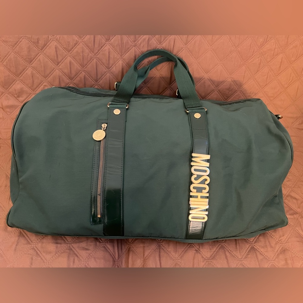 💜Moschino Large Duffle Crossbody Bag
